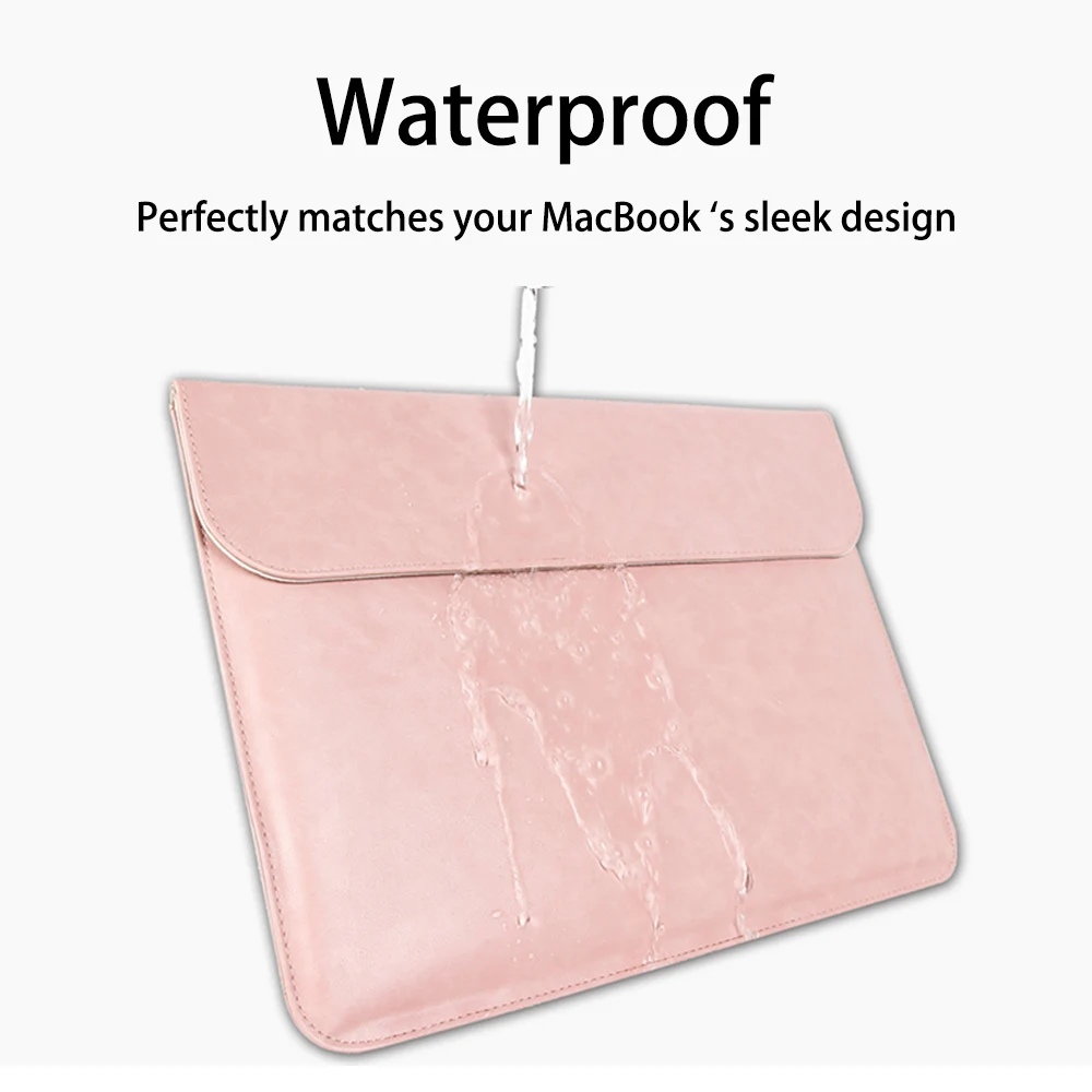 Матовая сумка для ноутбука с магнитной пряжкой ПУ Чехол 16 дюймов MacBook iPad Pro Huawei Xiaomi