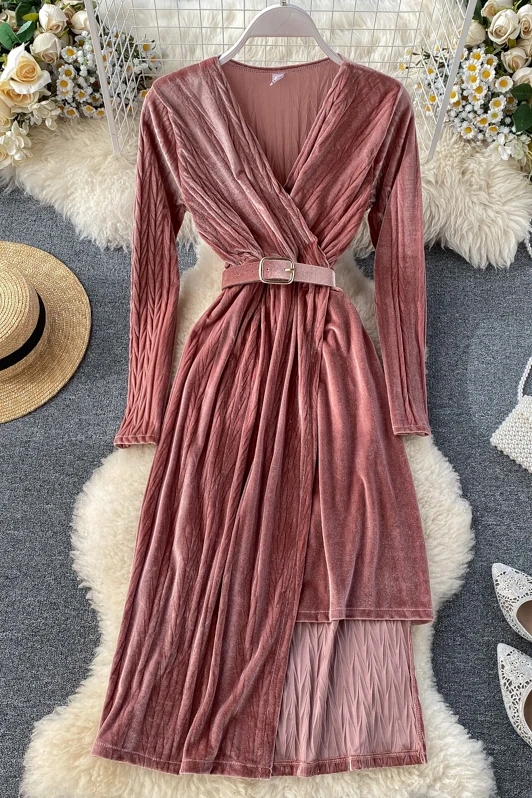 2020 Новая модная женская одежда зимнее платье |