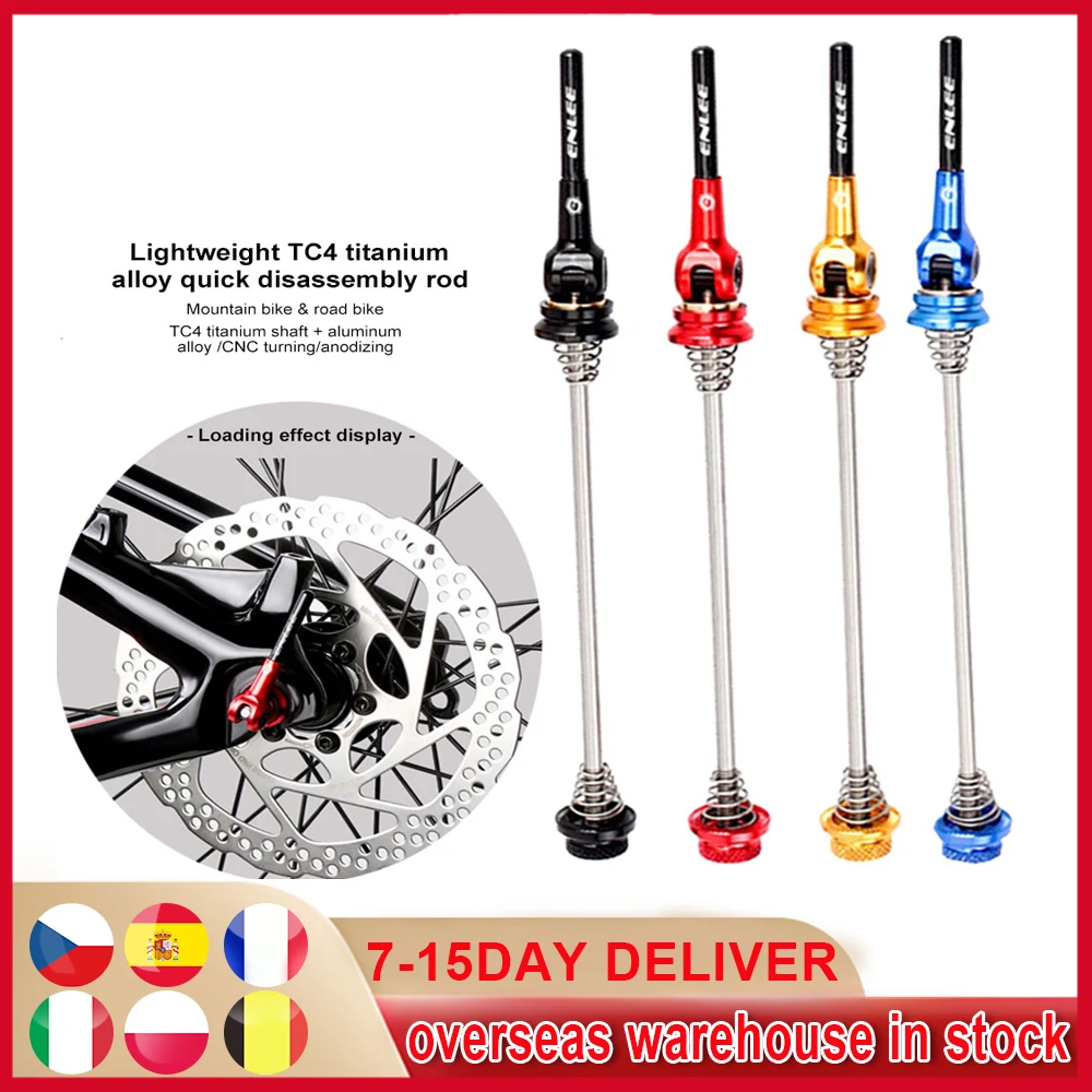 

1 Pair/2Pcs Mountain Bikes Quick Release Skewer Lever Aluminum Alloy MTB Bicycle Cycling Hub Road Bike Quick Release Mtb Parts