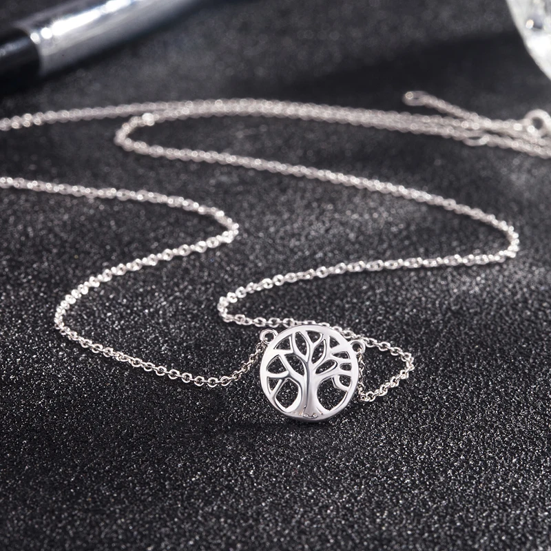 Ожерелье женское из чистого серебра 925 пробы длина 45 см