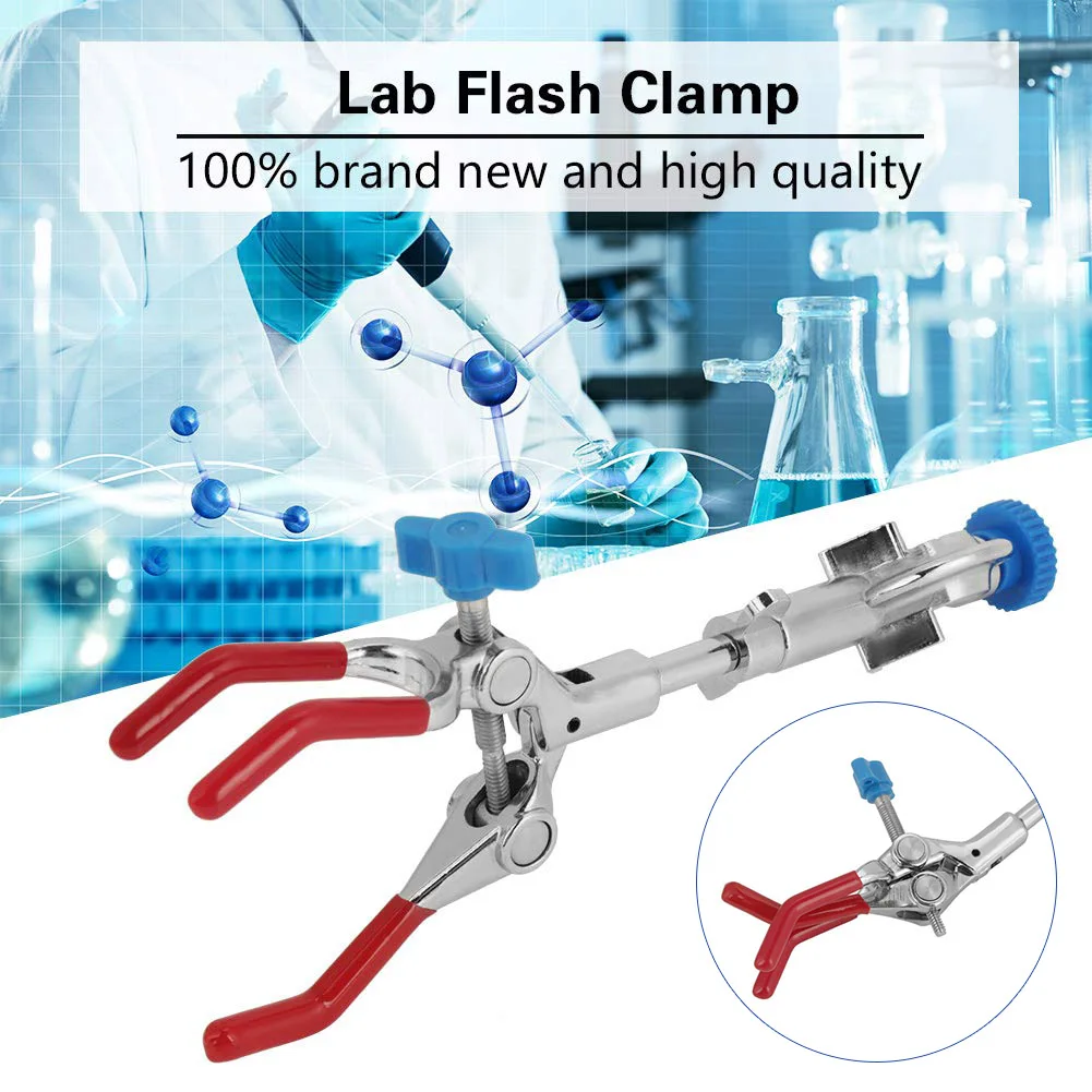 Многофункциональный лабораторный зажим 3 зубец в форме пальца лаборатория с