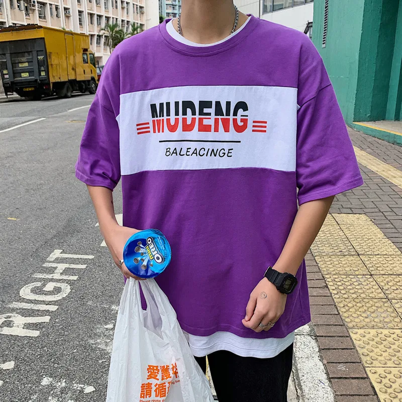 Летняя футболка с короткими рукавами и принтом от бренда Tide модная повседневная