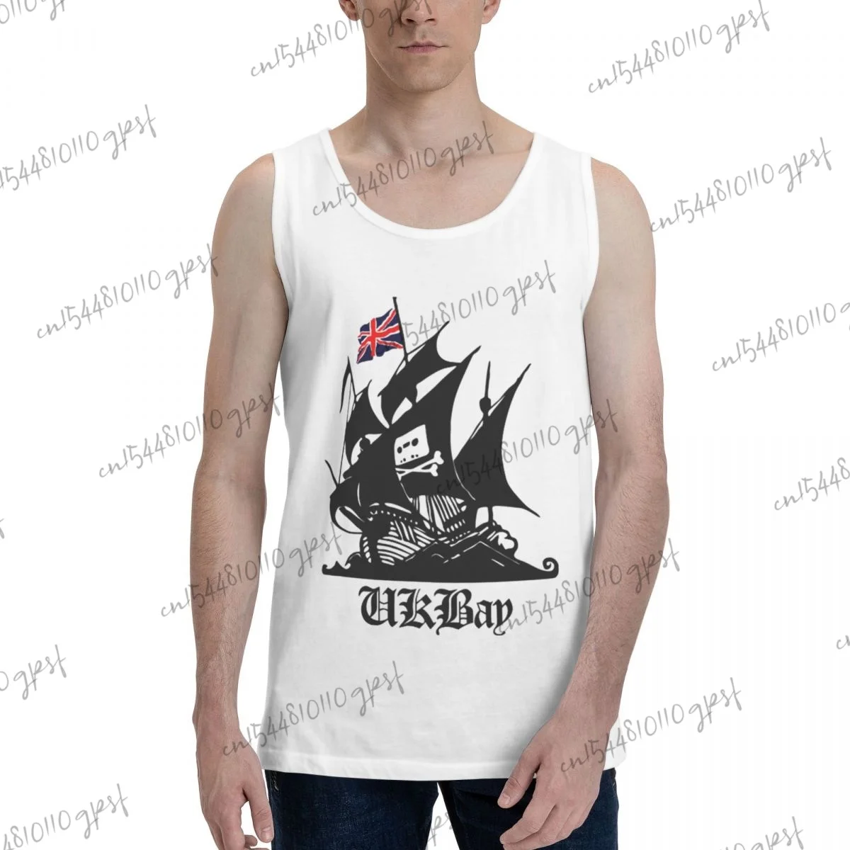 

100% cotton ropa There Is A Time To Ride The Wind And Waves Men's Tank Top Shirt White clothing
