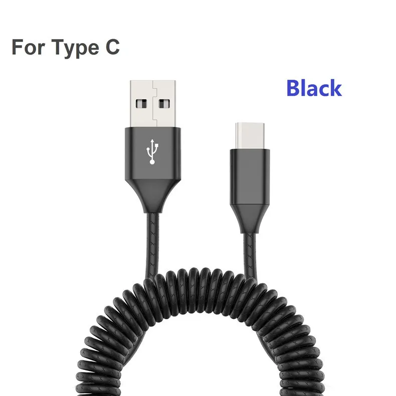 NOHON пружинный USB кабель для iPhone, samsung, Xiaomi, huawei, быстрое зарядное устройство для lightning, зарядный кабель для передачи данных, шнур зарядного устройства для Android