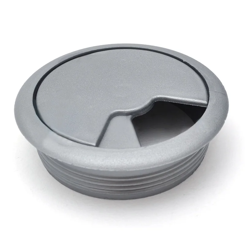 

Table Desk Grommet Office Plastic Management Cable Hole Cover Swivel Flap Plug Organizer Cord