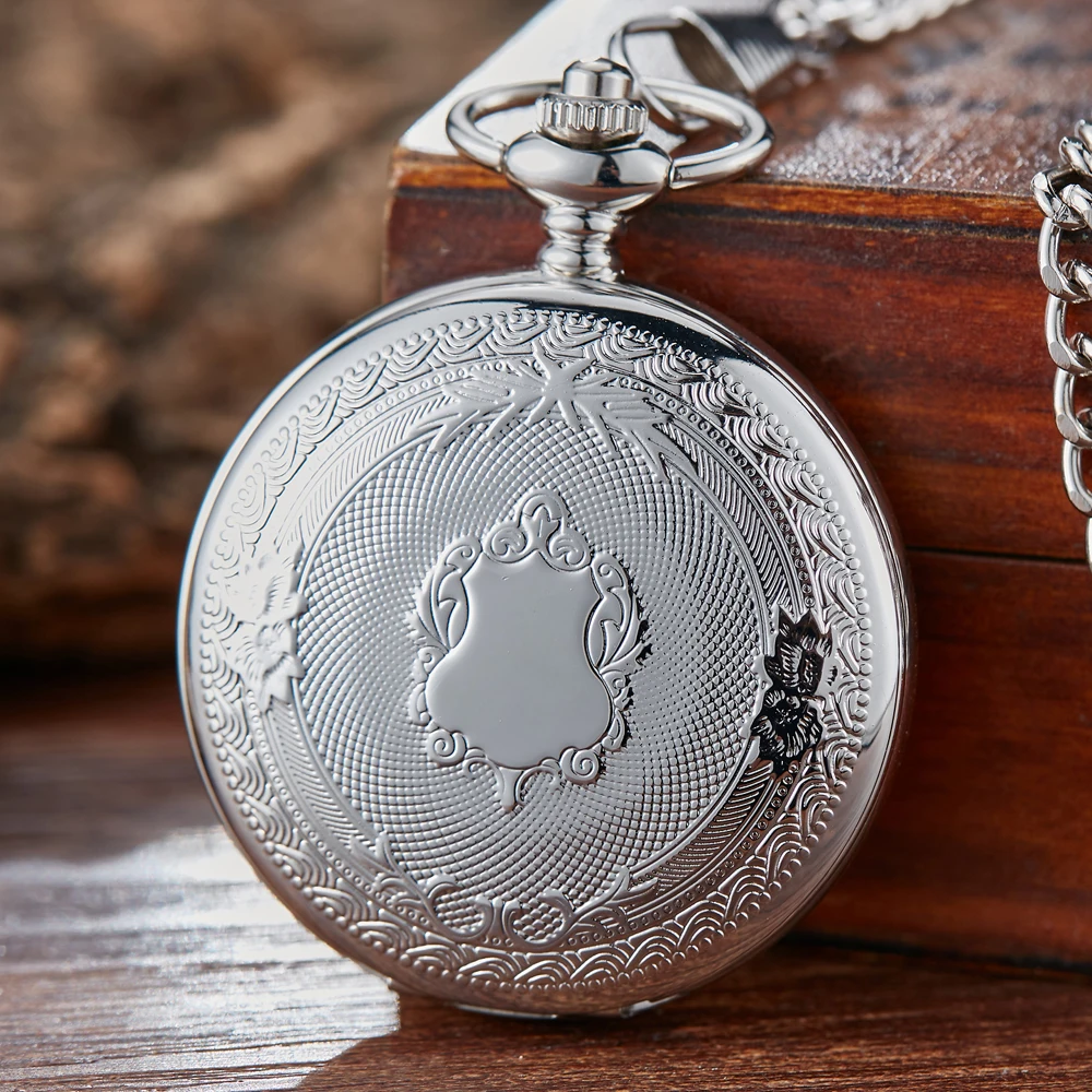 Королевский Золотой щит Корона узор кварцевые карманные часы Топ роскошное