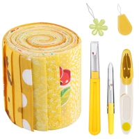 dailylike 10pcs 2 36x40inch sewing material cotton jelly rolls strips plain fabric patchwork sewing needle tool