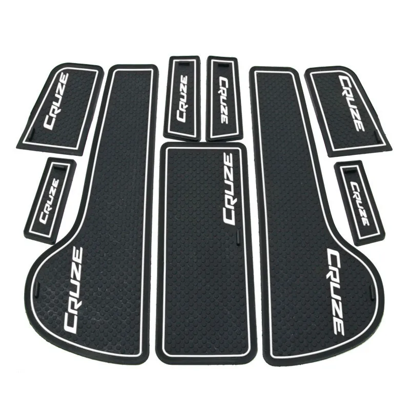 Автомобильные Противоскользящие коврики слот-коврик для двери 3D резиновый