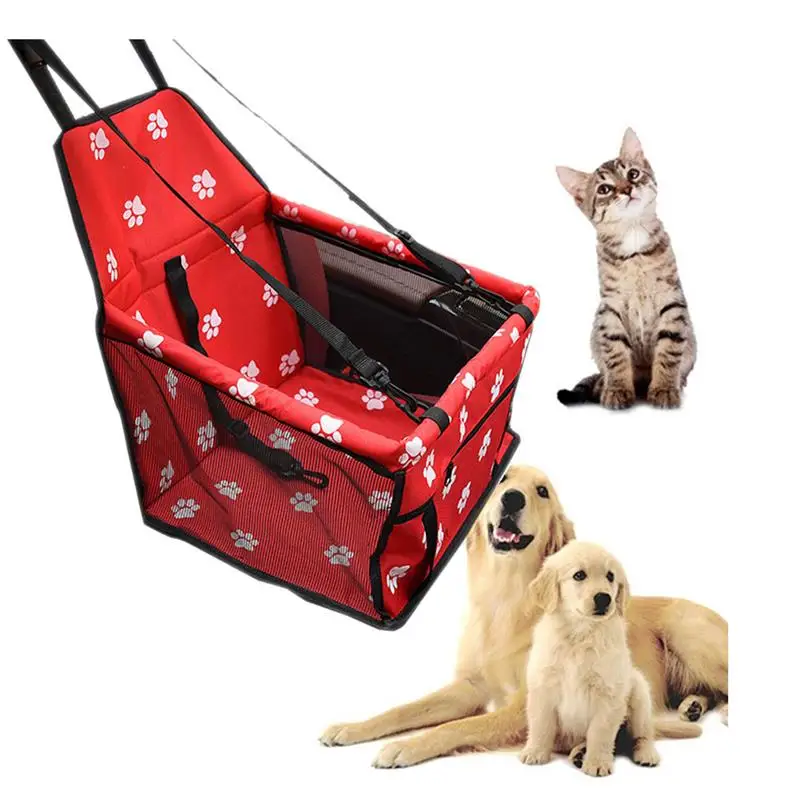 Портативное автомобильное сиденье для собак детское домашних животных с зажимом