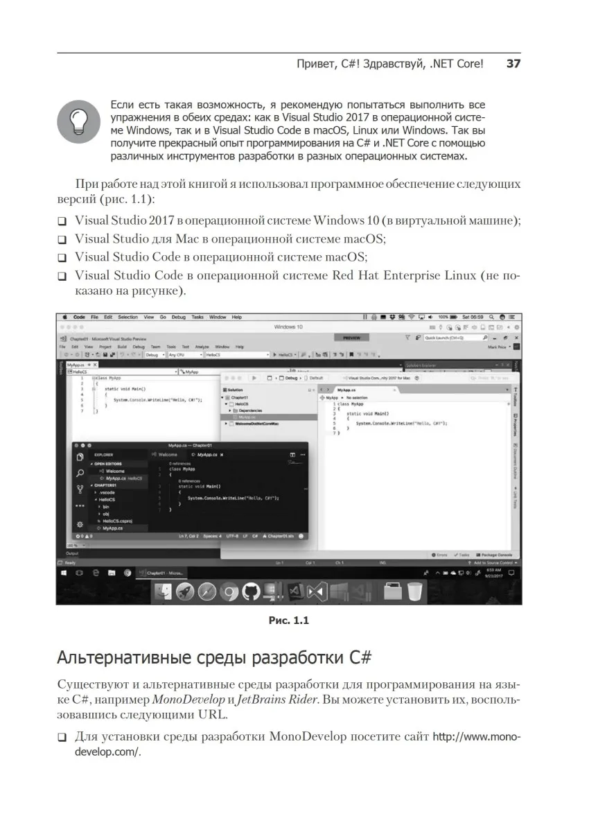 Книга C# 7 и .NET Core. Кросс-платформенная разработка для профессионалов. 3-е издание |
