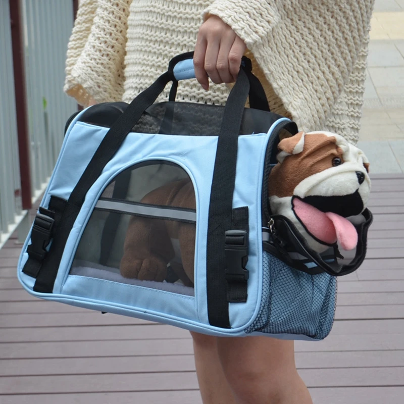 

Breathable Pet Dog Carrier Fashion Pets Handbag Portable Small Cat Carriers Dogs Outdoor Travel Bag Side Carry Bags 11 Colors