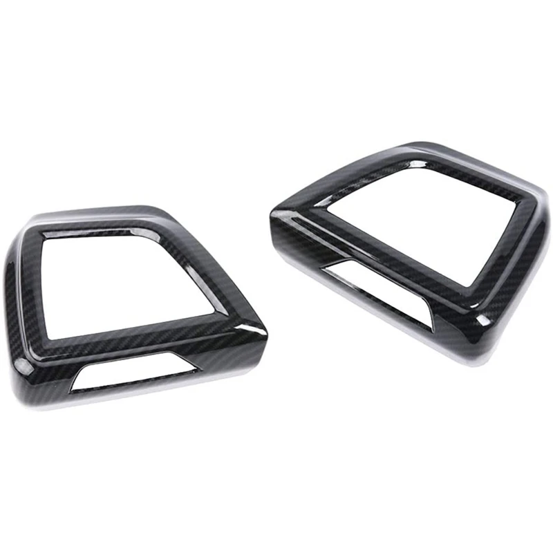 

Автомобильная боковая Обложка кондиционера из углеродного волокна для вентиляционного отверстия, декоративная Обложка для Subaru XV Crosstrek Impreza...