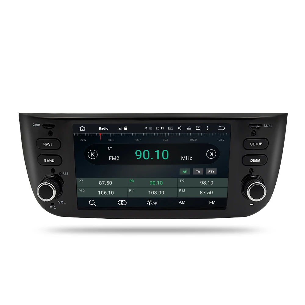 Android 7 1 автомобильный Радио GPS Навигация стерео для Fiat Grande Punto Linea 2012 2017 авто аудио