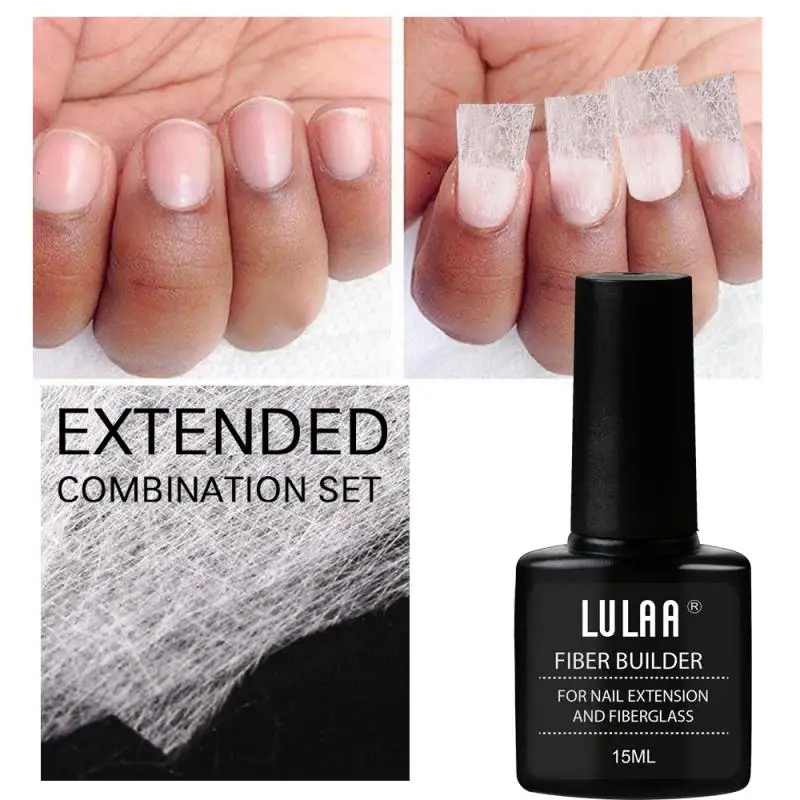 10/20 ПК наращивание ногтей стеклоткани наклейки по уходу за ногтями из