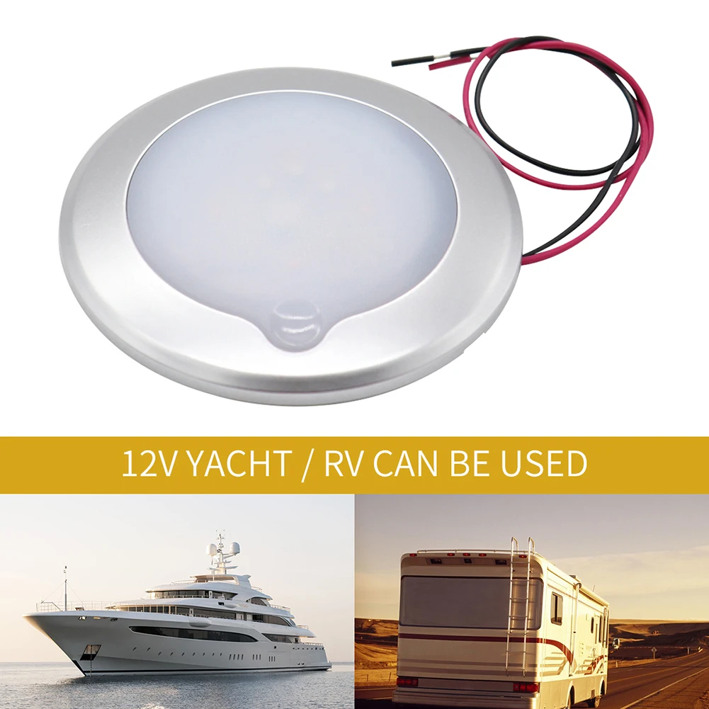 RV Roof Auto Ceiling Cabin Light IP67 Waterproof Touch Dimming Camper Caravan Marine Interior Lamp Universal Car Switch | Освещение