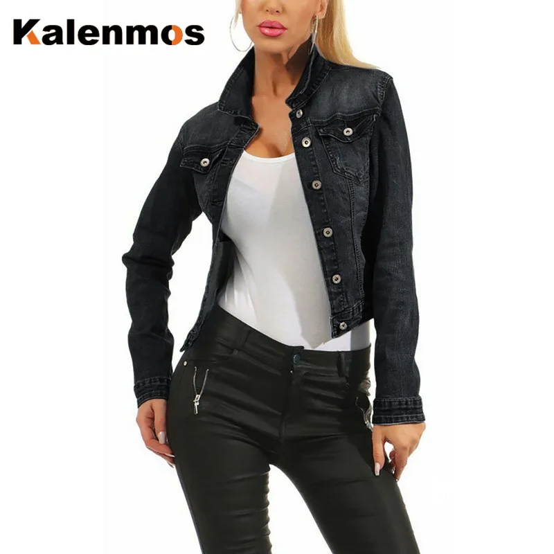Женская джинсовая куртка осенне весенняя бомбер в готическом стиле|Женские