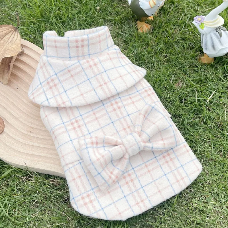 

Зимнее пальто для маленьких собак, куртка, модная Милая Одежда для собак с бантом, одежда для домашних животных, одежда, одежда, костюмы для ч...