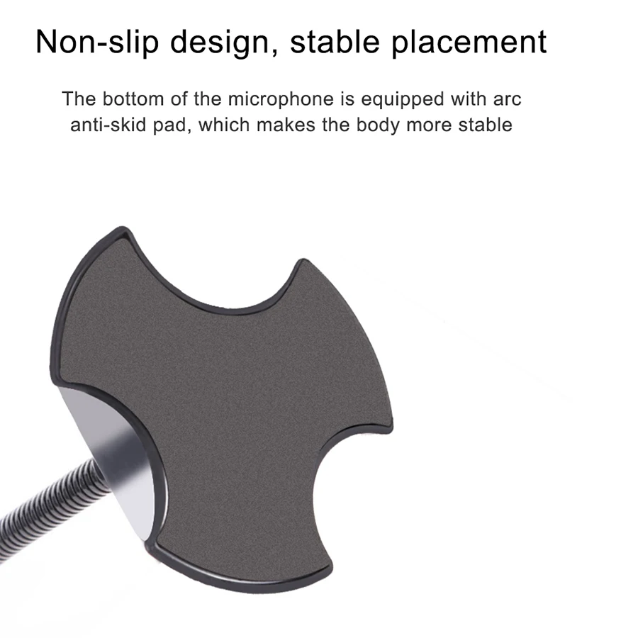 Настольный мини микрофон MAMEN с USB всенаправленный конденсаторный для сетевого