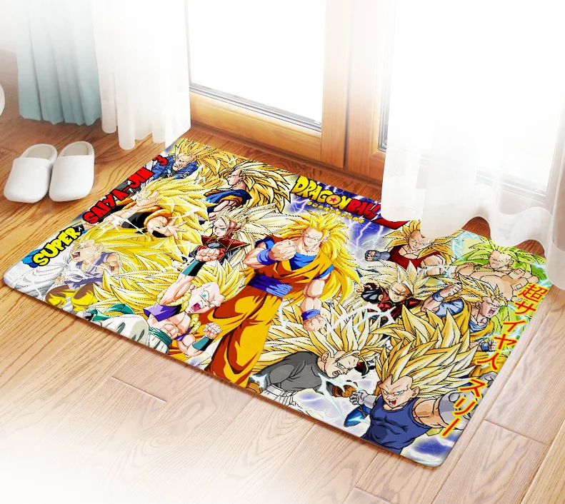IVYYE Dragon Ball ролевой индивидуальный коврик с рисунком из аниме украшения для дома ковры мультяшный коврик для спальни коврики для ванной плюшевые коврики