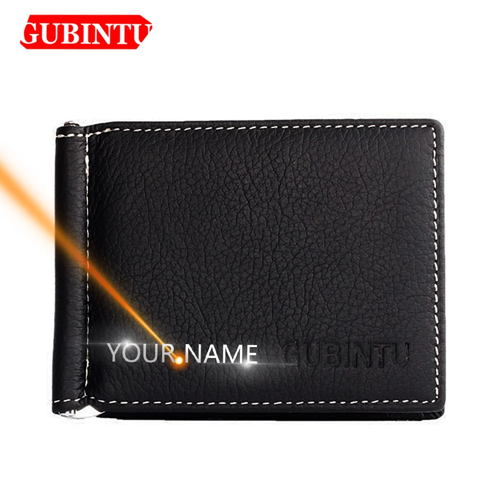 Mini Wallets Genuine Leather Male Purse Mini Vintage Slim Wa