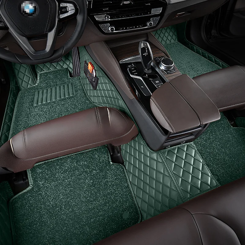 

Leather car floor mats For mazda 3 bk bl 6 gg gj cx5 cx3 cx7 cx30 cx 5 accessories carpets rugs