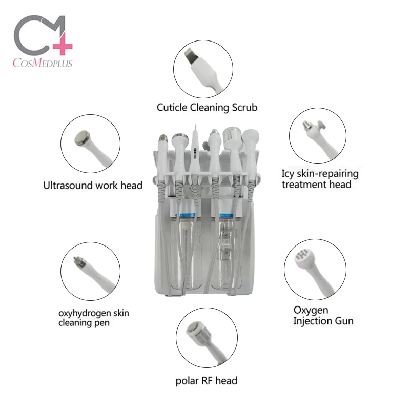 

COMSEDPLUS 2020 china high frequency new features beauty instrument 6 in 1 RF Spa laser rejuvenation treatment skin peel machine