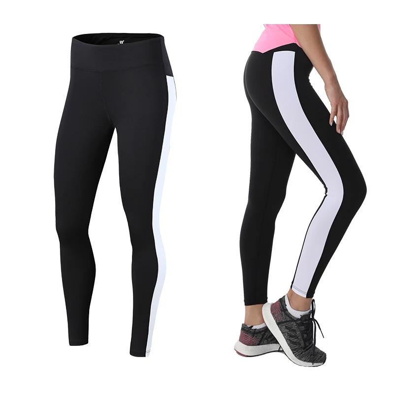 Gym Yoga Pants Women's New Running Fitness Leggings Sports Training Workout Patchwork Trousers