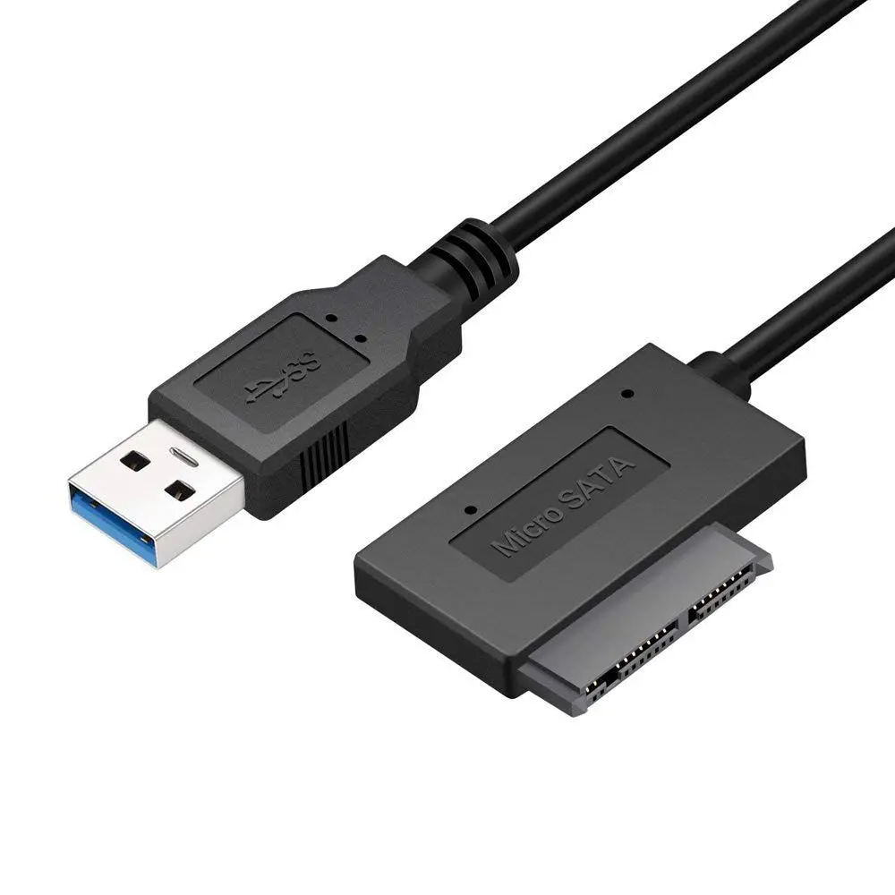 Кабель переходник с USB 3 0 на Micro SATA для 2 5 дюймового жесткого диска SSD 1 8 16Pin Msata 7 + 9