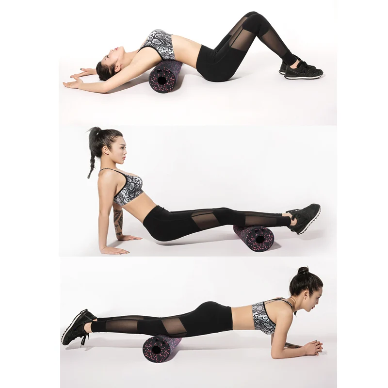 

Yoga Foam Roller Kit Hoge Dichtheid Epp Pinda Massage Bal Set Pilates Body Oefeningen Gym Voor Trigger Punten Training 30*15Cm
