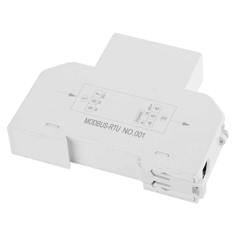 

5-100A 220V Energy Meter Single Phase RS485 MODBUS Protocol LCD Backlit Display Din Rail Watt Meter Energy Meter