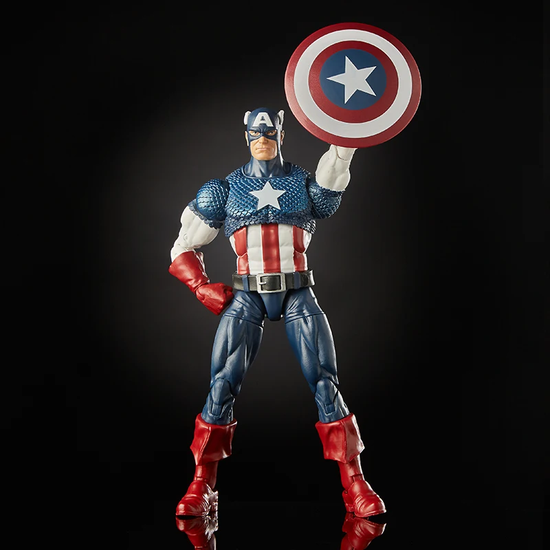17 см Marvel Comics 80th anniversary Legends Series винтажные комиксы Капитан Америка ПВХ фигурка коллекционная игрушка