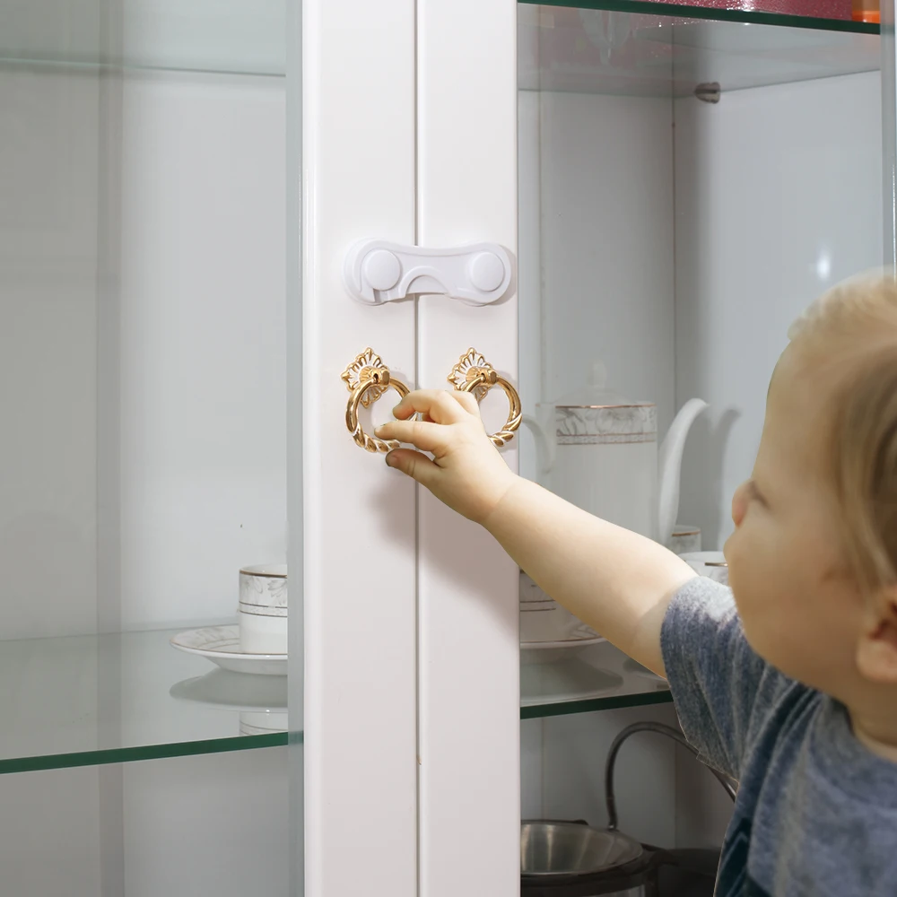 

EUDEMON 6 PCS Baby Safety Cabinet Lock Cupboard Anti-Open Latch Child Safer Protector