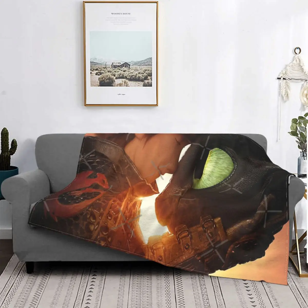 

Покрывало «Как приручить дракона 3», плед, дивана, пляжное одеяло