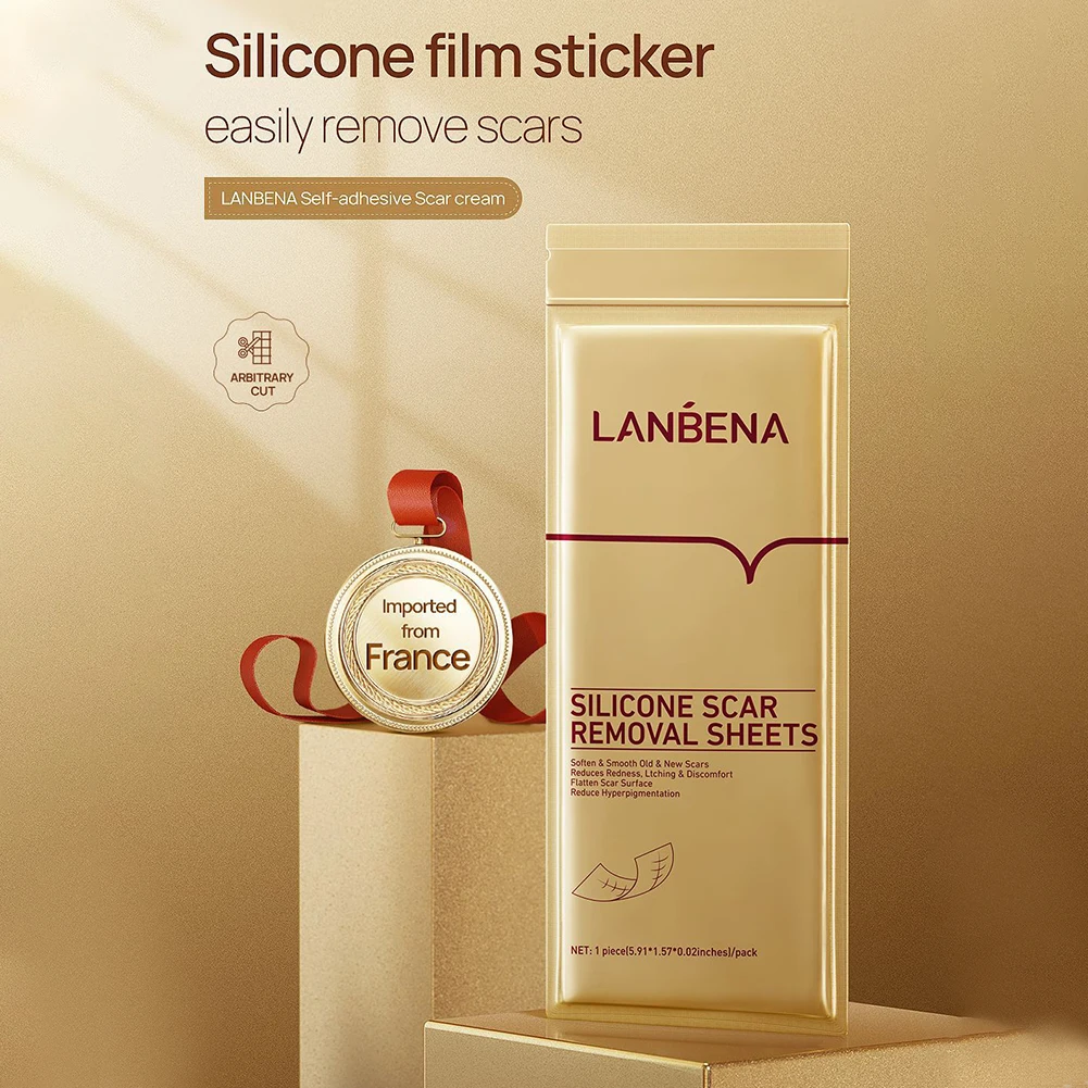 

Silicone Scar Removal Sheets Thin Skin Friendly Breathable Scar Repair Stickers Hydration Softening Fade Scars Repair Skin Sheet