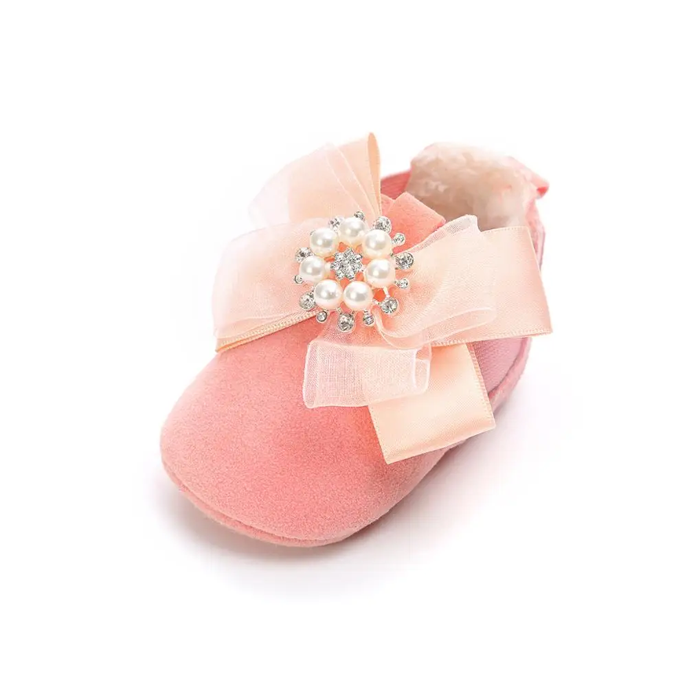 pink ROMIRUS/зимние маленькие детские ботильоны из искусственной кожи с плюшевой подкладкой; модная леопардовая обувь для малышей; детские мокасины - Цвет: pink