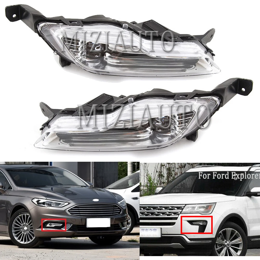 Противотумансветильник светодиодные s DRL для Ford Fusion Mondeo Explorer Sport 2017 2018 2019|Фара авто