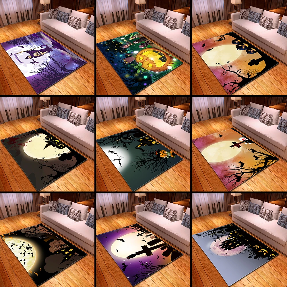 Коврик для гостиной на Хэллоуин ковры декор вечеринки напольный коврик коврики