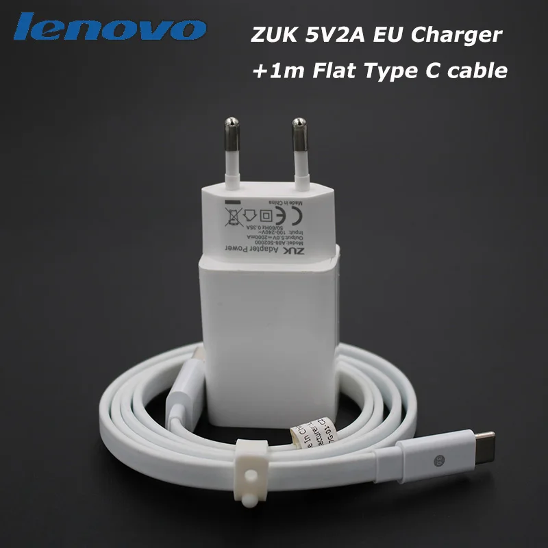 Оригинальное зарядное устройство ZUK 5v2a дорожный адаптер lenovo зарядный USB 3 0