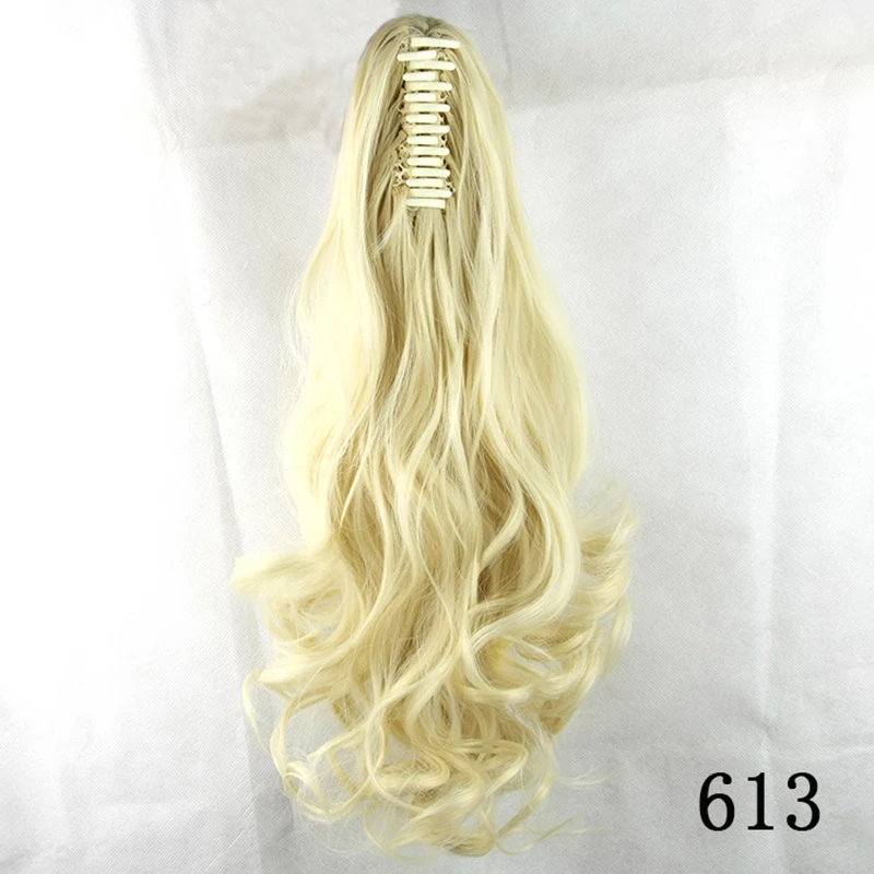 

New Fashion Wig Clip Ponytail 8 Colors Optional Long Curly Hair Ponytail Wig