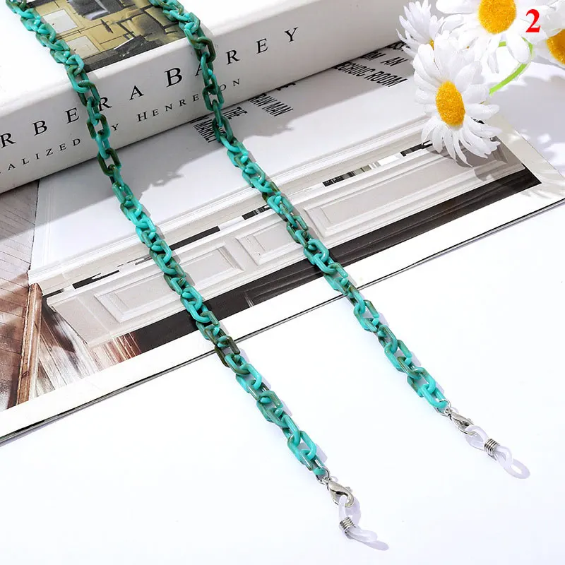 

Acrylic Women's Men's Chain on the Neck Glasses Cord Holder Sunglasses Rope Hang Masks Chains Lanyard Eyeglasses Chain