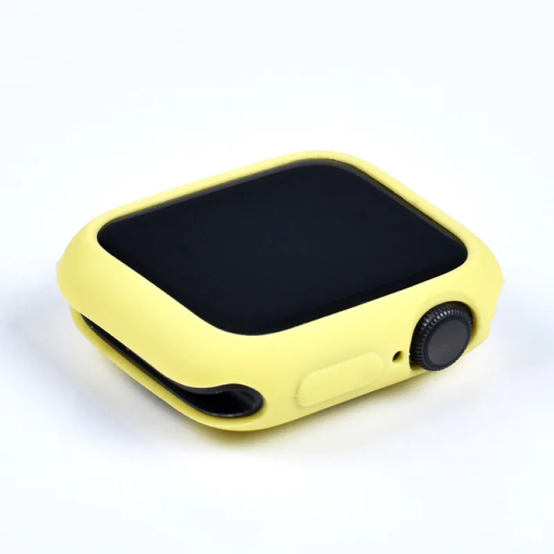 Силиконовый мягкий чехол для Apple Watch 44 мм 40 защитный apple watch 6 SE 5 4 3 2 1 42 38 аксессуары