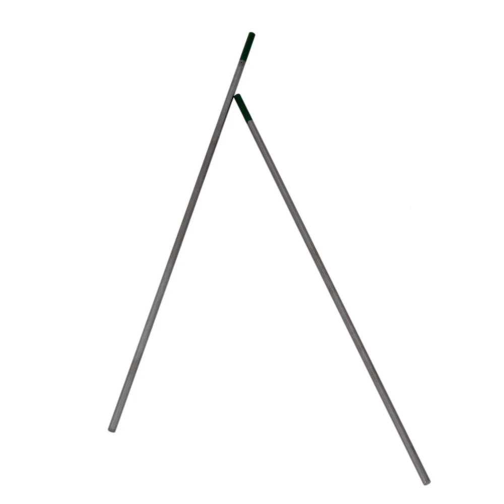 

10 x TIG Tungsten Electrode 3.2mmx150mm Pure Tungsten WP Green Manufacturing Supply