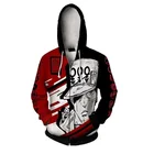 Костюм для косплея из аниме Невероятные приключения Джоджо, тонкая толстовка с капюшоном и 3D-принтом Kujo Jotaro для мужчин и женщин