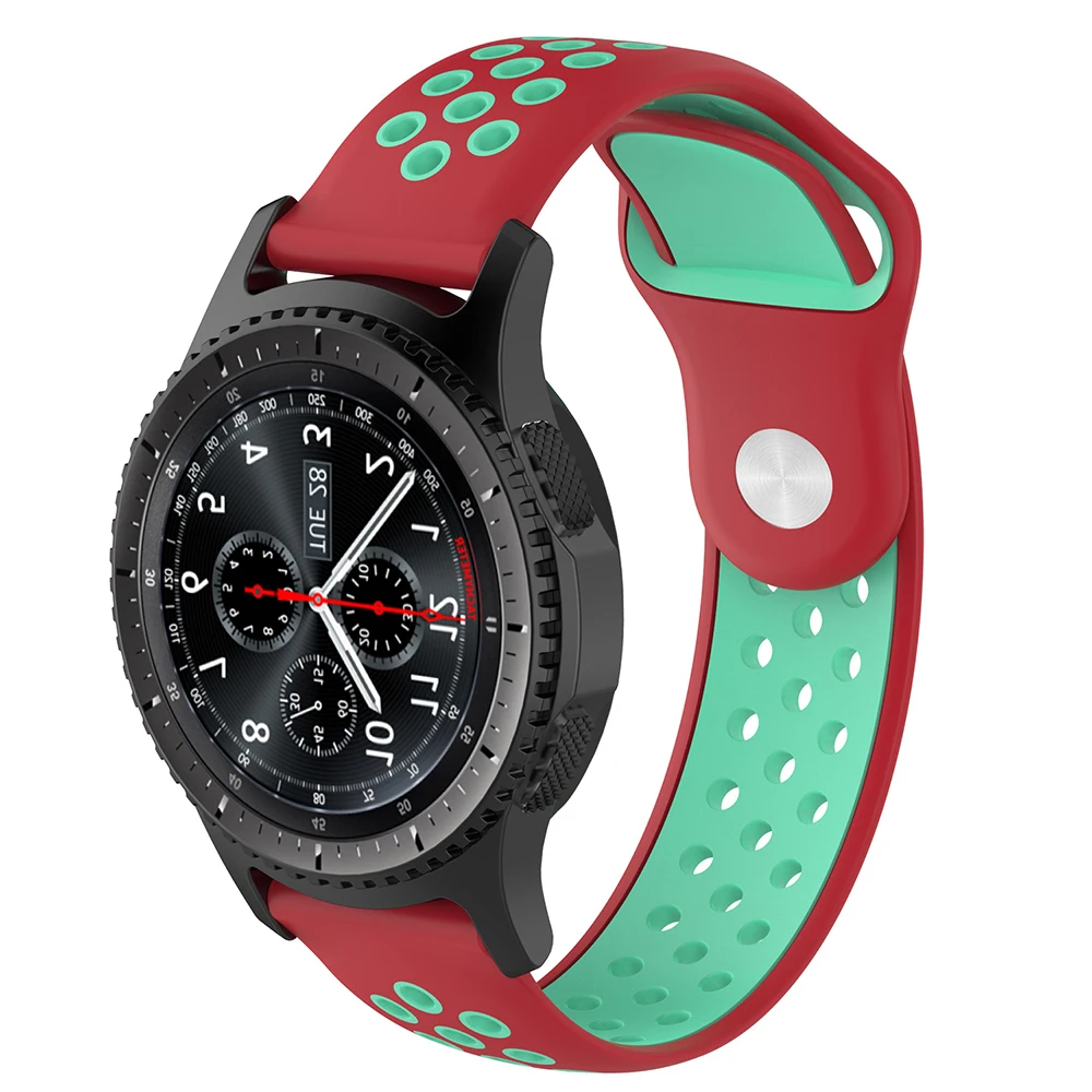20 мм 22 мм ремешок для huawei GT Honor Magic samsung gear S2 S3 42 46 Active Amazfit GTR ремешок для часов Силиконовый Смарт-часы
