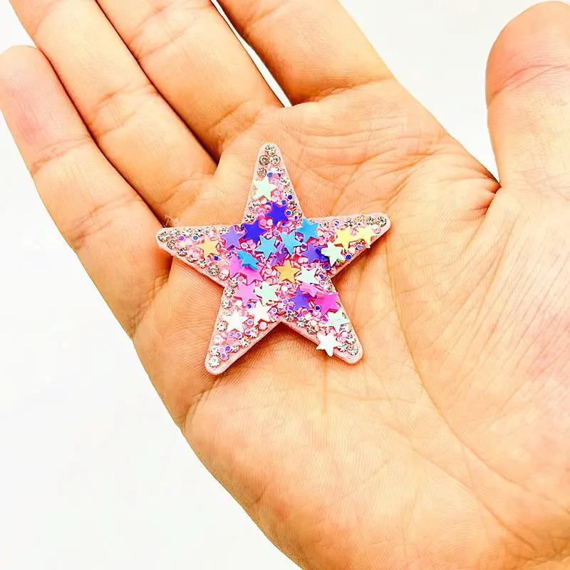 Блестящая аппликация для украшения одежды 5 звезд | Дом и сад