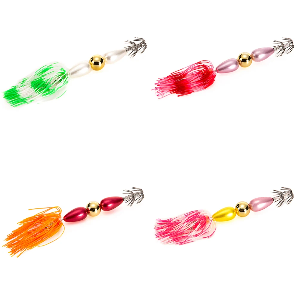 Джиг крючки осьминог зеленые многоуровневые приманки рыболовная приманка