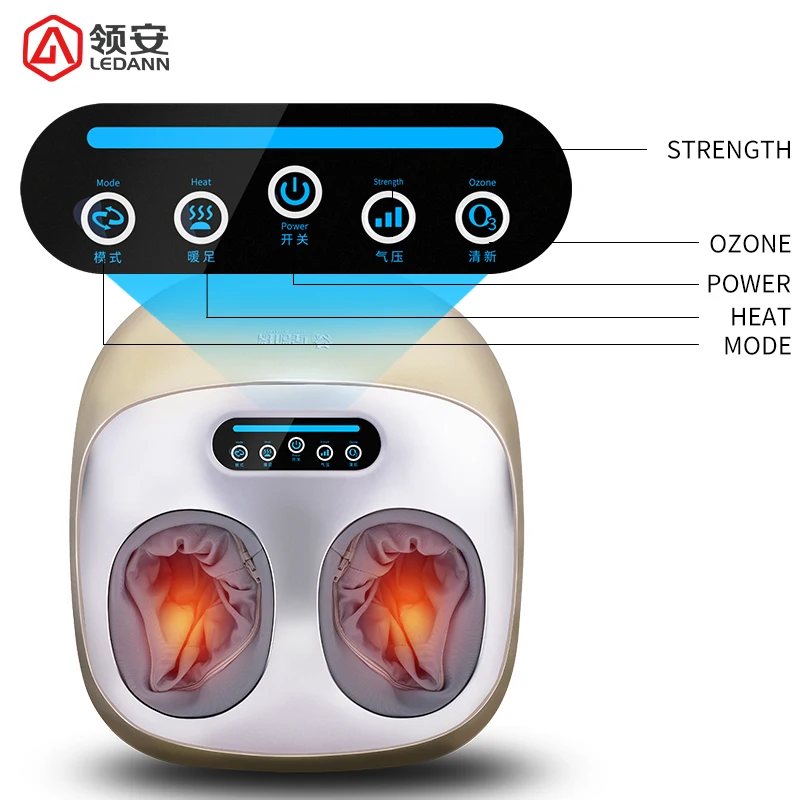 Массажер для ног Электрический инфракрасный согревающий лечебный разминающий