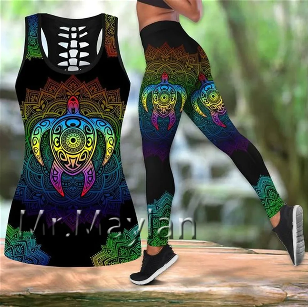 

Женский ажурный топ с 3D-принтом черепахи мандалы, сексуальный жилет для девушек, модные топы, одежда для женщин, большие размеры ЕС, Прямая поставка