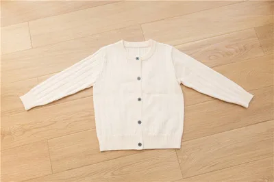 Свитера для больших мальчиков детский Хлопковый вязаный кардиган свитер Детская