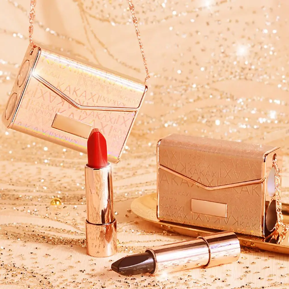 

Double-Tube Six-Color Lipstick Bag Non-Stick Cup Is Not Easy To Fade Moisturizing Lip Balm Long Lasting Temperament Gift
